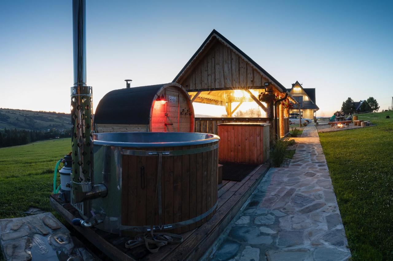 Witowianskie Domki Z Kominkiem, Jacuzzi I Sauna Dzianisz 外观 照片