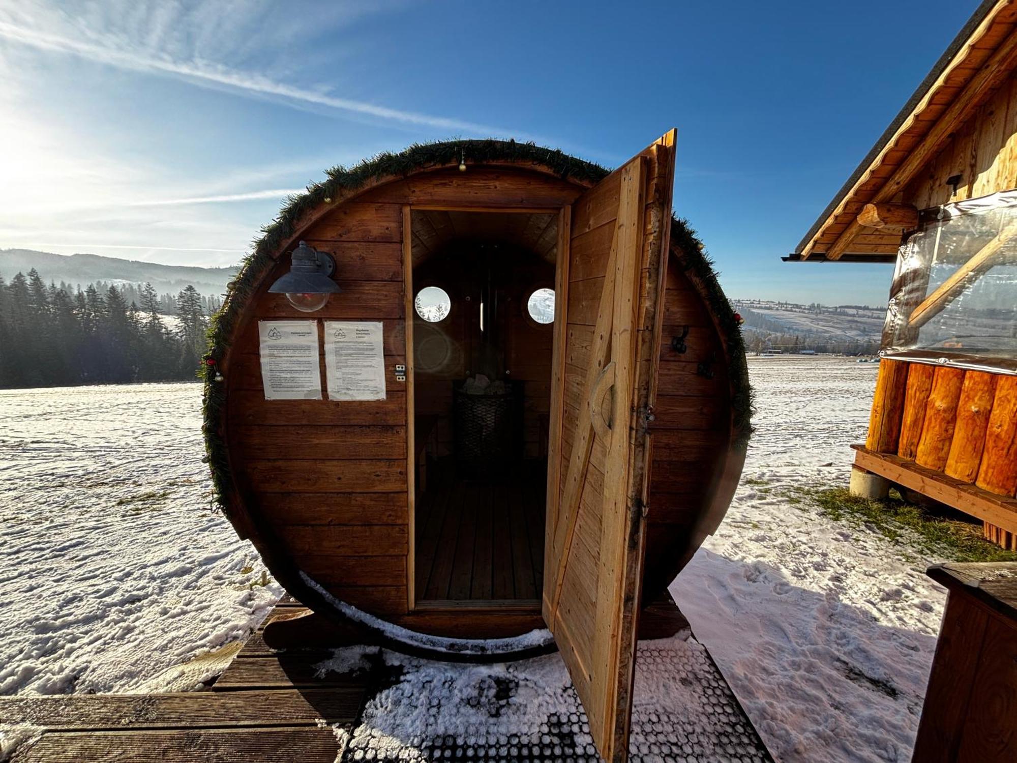 Witowianskie Domki Z Kominkiem, Jacuzzi I Sauna Dzianisz 外观 照片