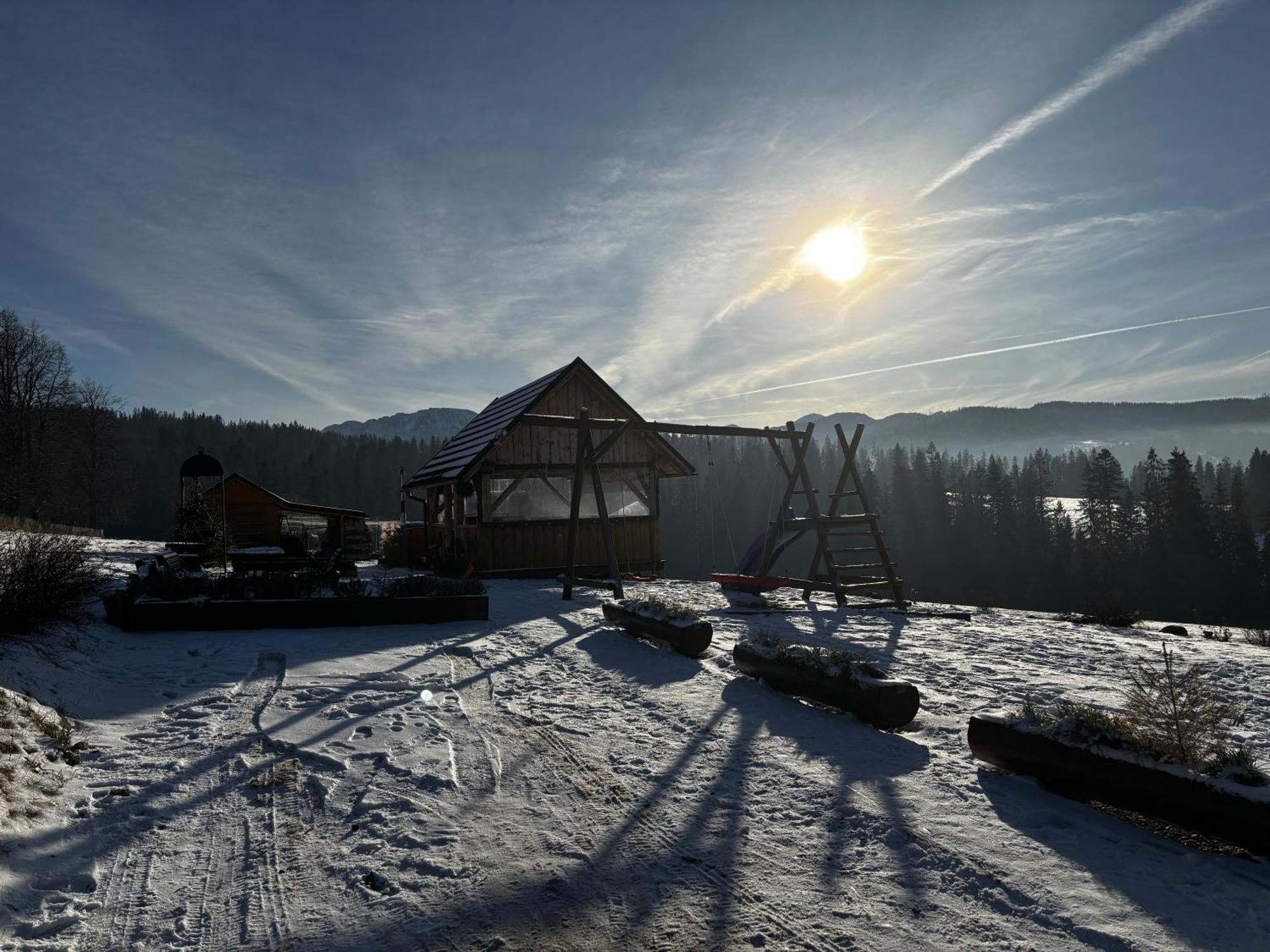 Witowianskie Domki Z Kominkiem, Jacuzzi I Sauna Dzianisz 外观 照片