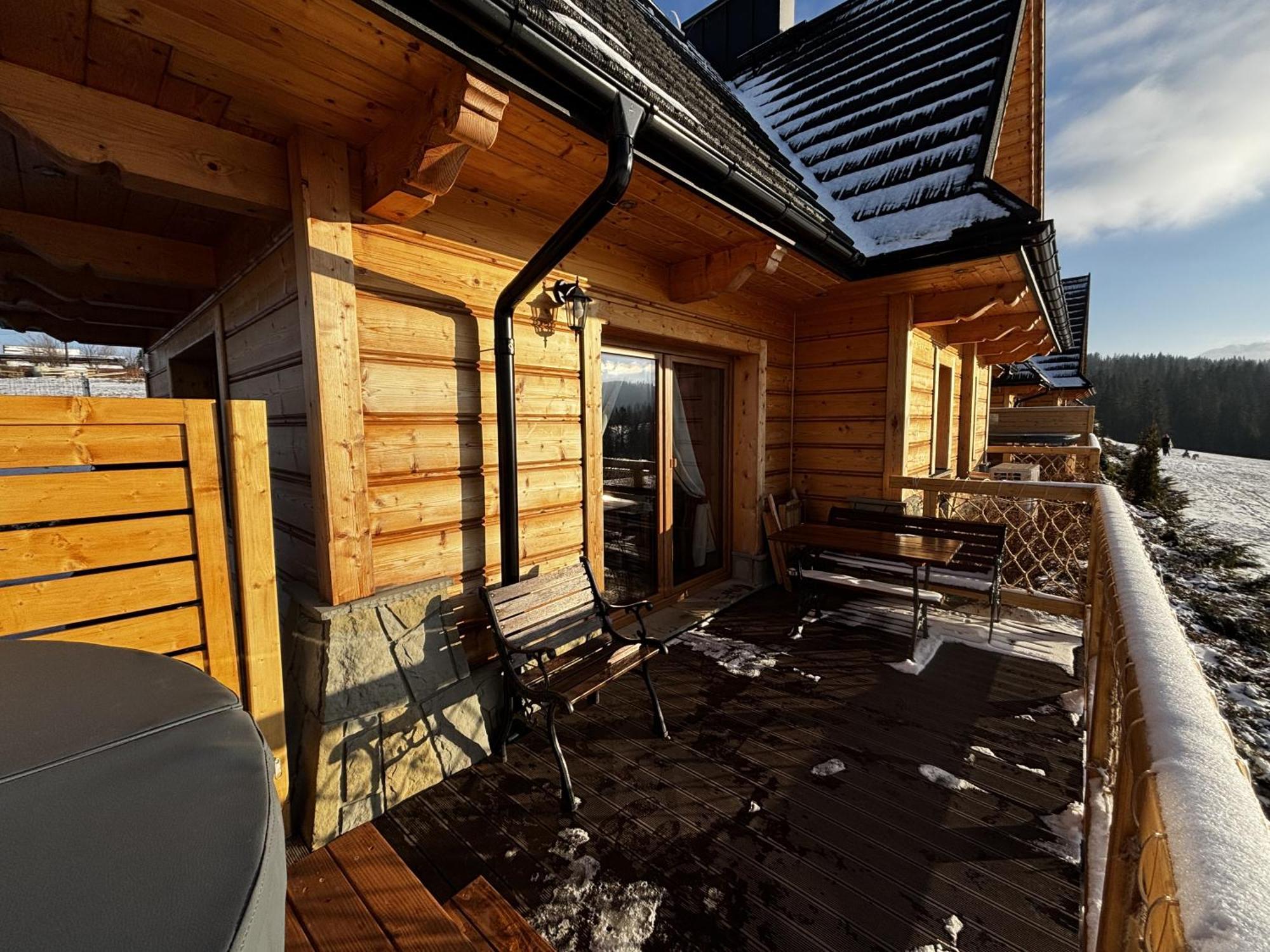 Witowianskie Domki Z Kominkiem, Jacuzzi I Sauna Dzianisz 外观 照片