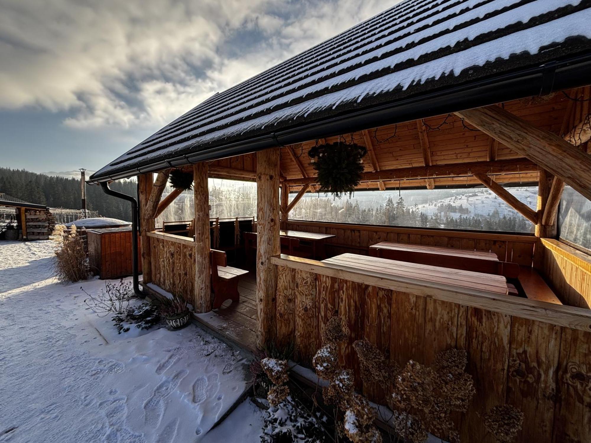 Witowianskie Domki Z Kominkiem, Jacuzzi I Sauna Dzianisz 外观 照片